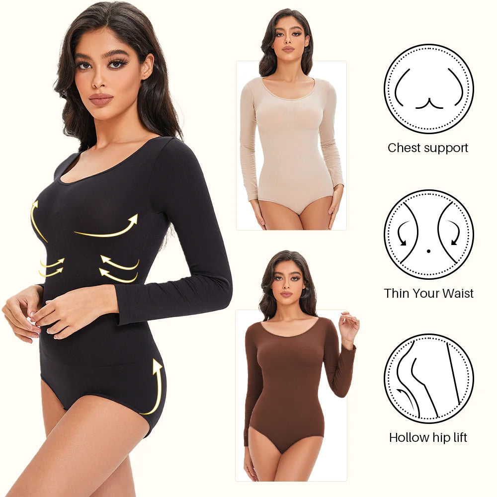 Shapewear - Bodysuit Long Sleeve