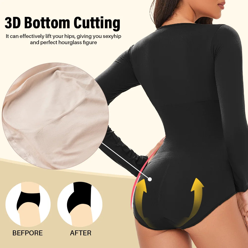 Shapewear - Bodysuit Long Sleeve